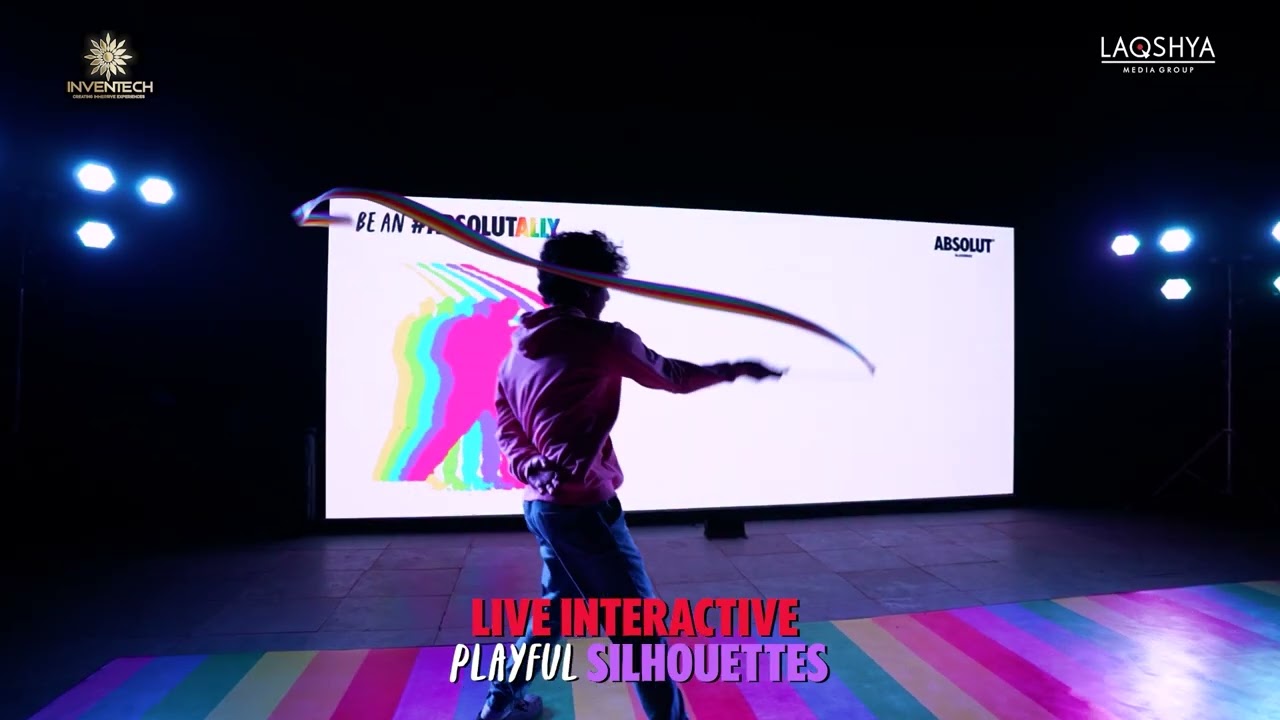 When Technology meets Art | AI powered Interactive Silhouette | AbsolutAlly | Absolut