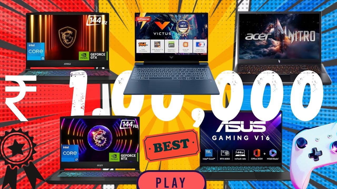 Top 5 Best Gaming Laptops Under ₹1 Lakh 🔥 | Ultimate Performance