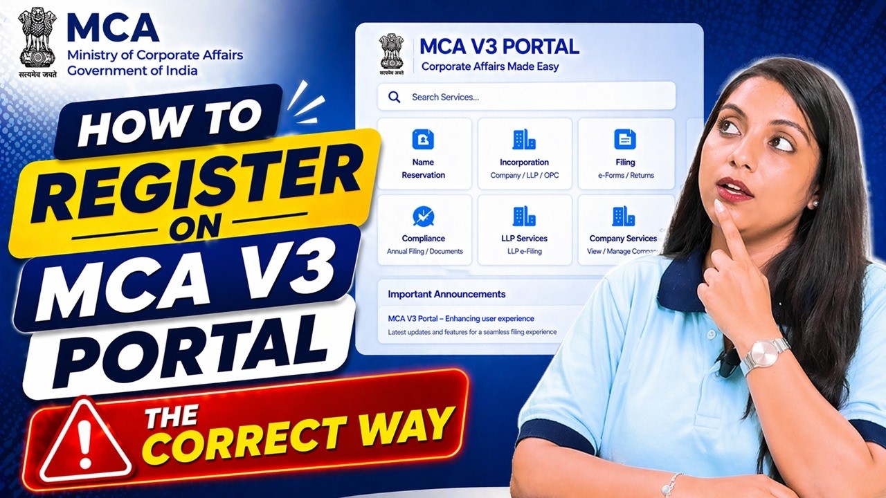 MCA Portal Registration Step-by-Step (2026 Guide) | Step-by-step MCA account creation
