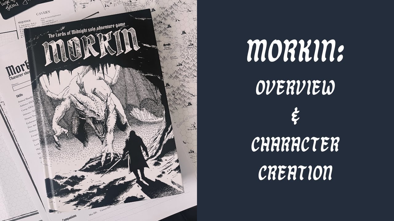 МОРКИН: Обзор и создание персонажа | Одиночная приключенческая игра «Повелители полуночи»