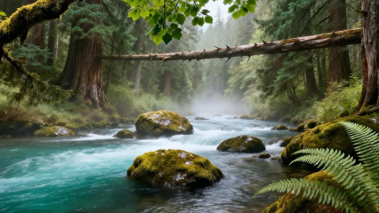 Close Your Eyes & Let This Jungle Stream Calm You
