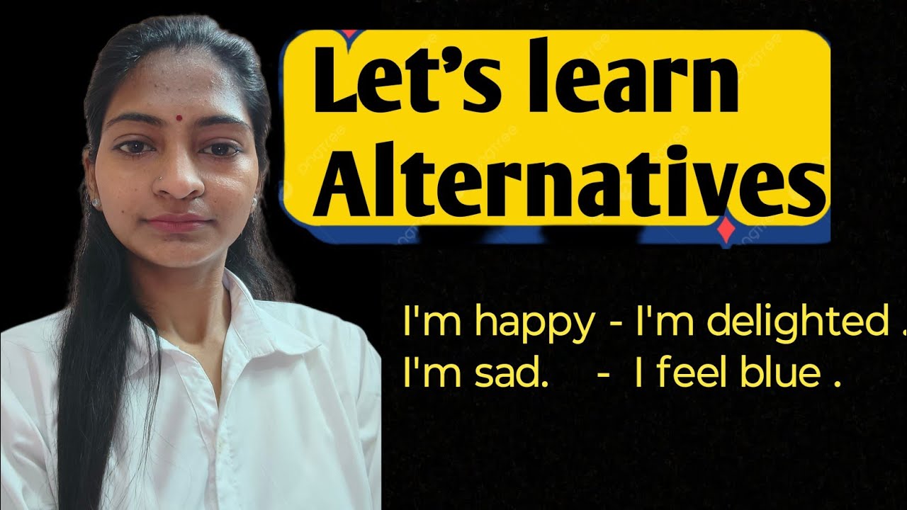Let's learn the alternatives ( speak English fluently) #english 