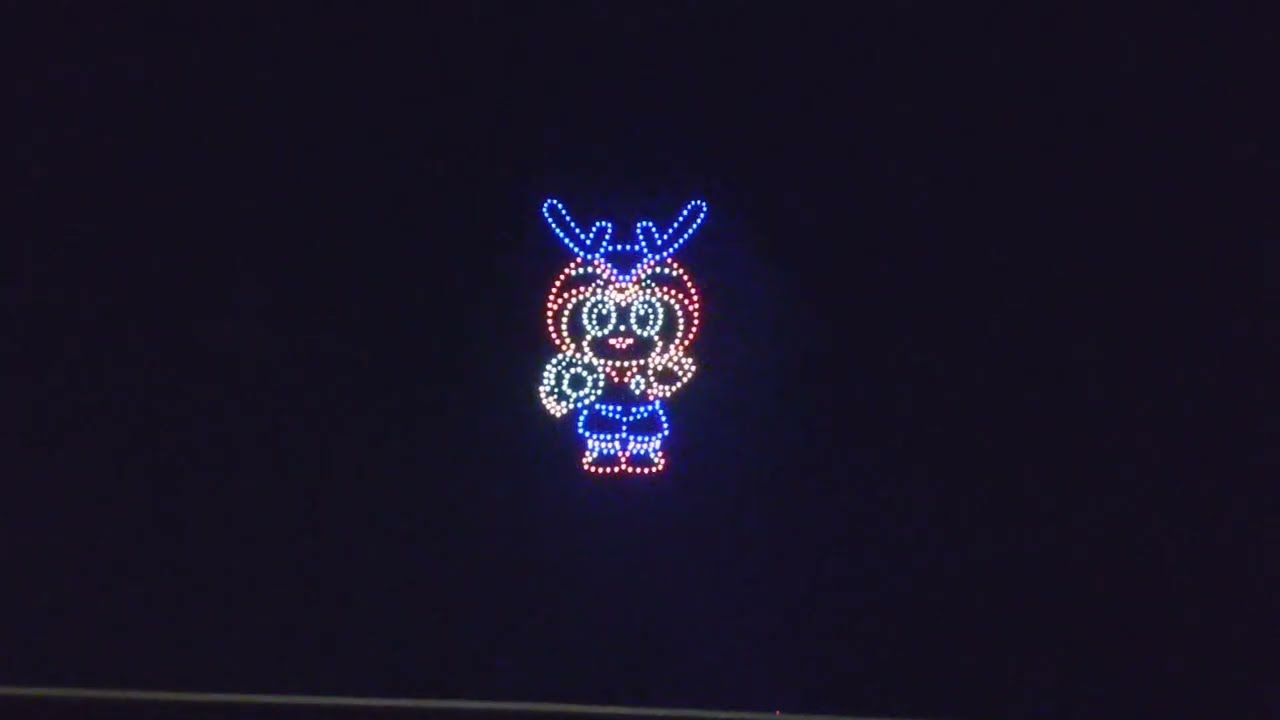 長崎スタジアムシティ　平和の祈りドローンショー