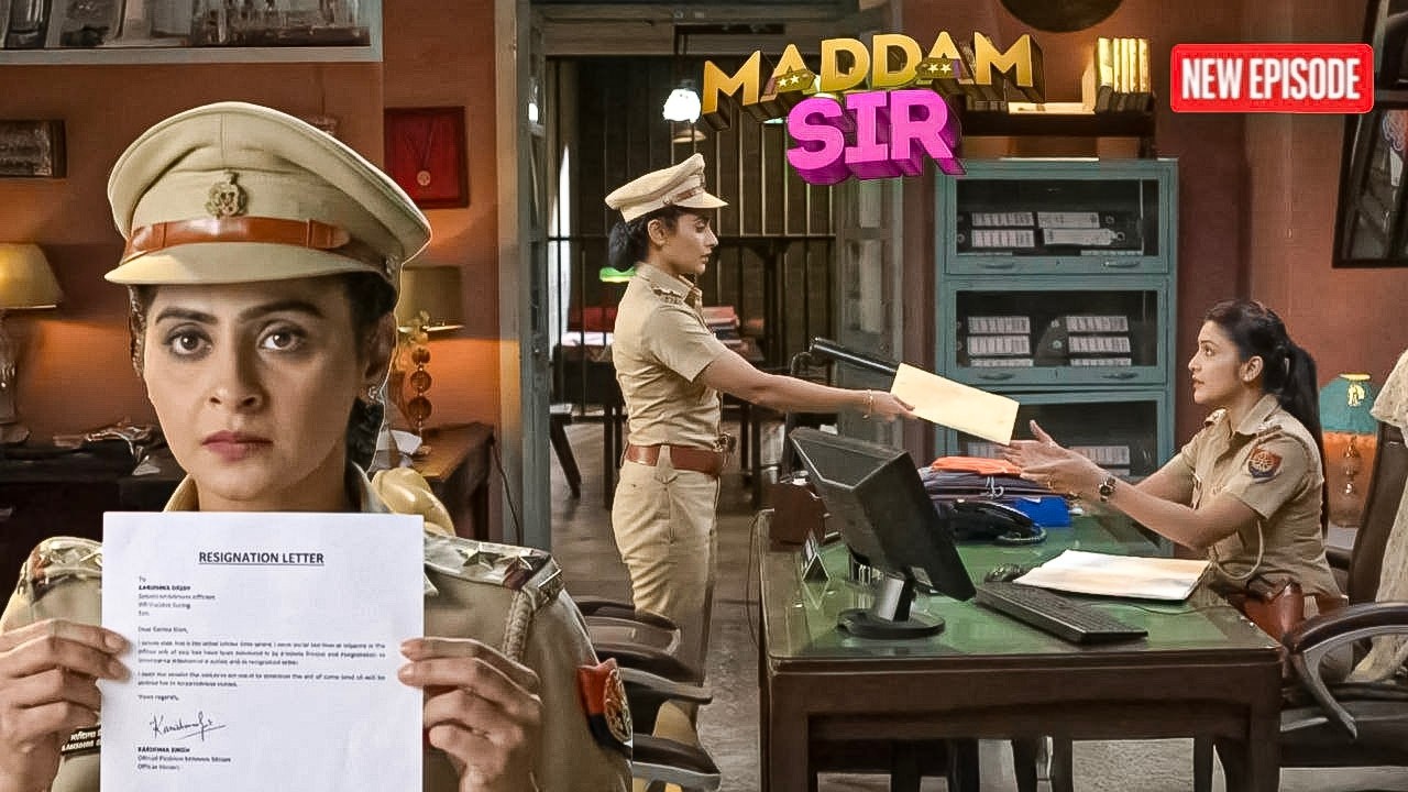 करिश्मा सिंह ने दिया मैडम सर को resign letter || MADAM SIR || NEW EPISODE ||