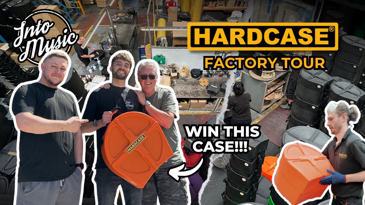 Hardcase Factory Tour, Powder To Case - Follow The Journey Of A Snare Drum Case Made Here In the UK!