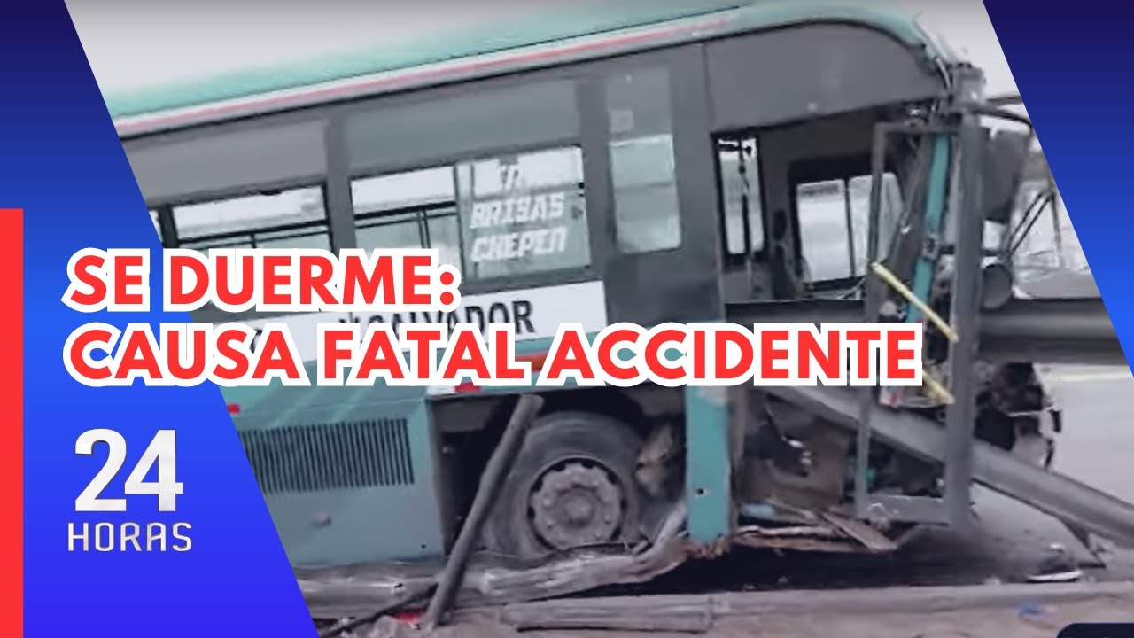 ATU señala que accidente en Vía Evitamiento habría ocurrido por distracción o somnolencia del chofer