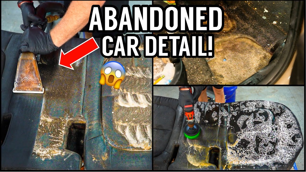 Satisfying Cleaning an Abandoned Car! MAD DETAILING