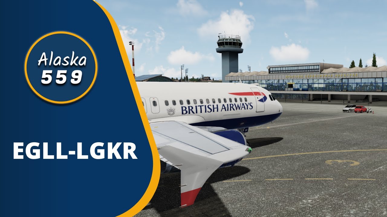 Birthday Trip to Corfu in the A320 + GIVEAWAY🥳 | ✈️ EGLL - LGKR ✈️ | P3D v5.3 | VATSIM