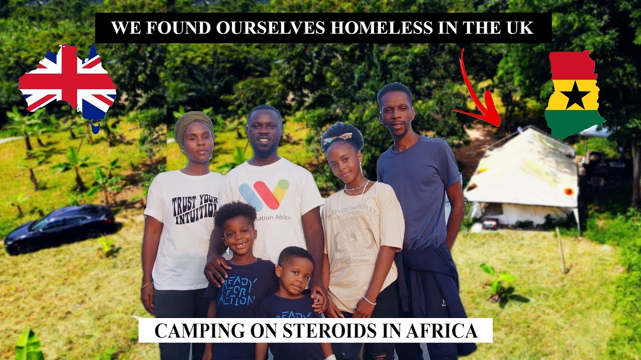 WE MOVED FROM THE UK TO GHANA,WE WERE HOMELESS IN THE UK, WE NOW LIVING OFF-GRID ON 2 ACRES OF LAND