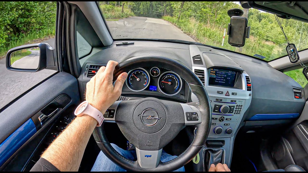 2006 Opel Zafira OPC [2.0 240HP] |0-100 | POV Test Drive #1204 Joe Black