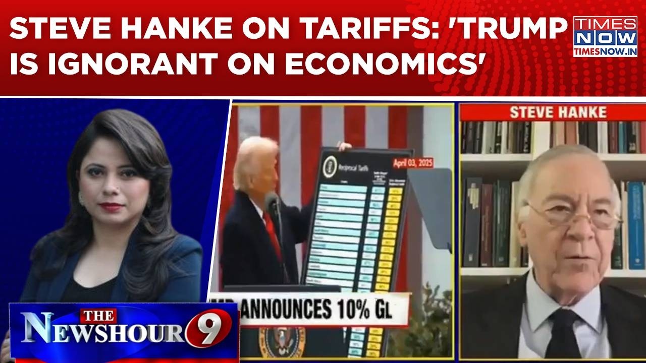 Trump's Tariff Wings Clipped: U.S Economist Steve Hanke Says 'Trump Is Ignorant On Economics'-WATCH