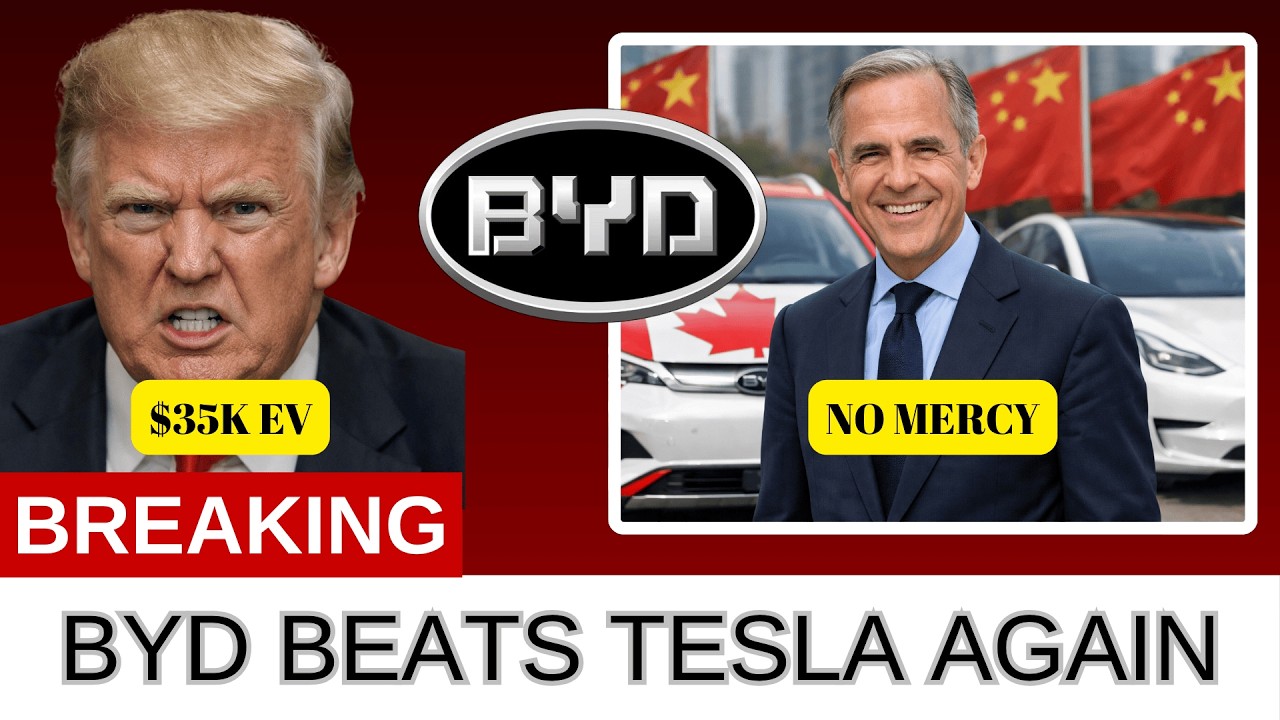 1 MIN AGO: China's Biggest EV Maker Just Chose Canada as Its North American Beachhead