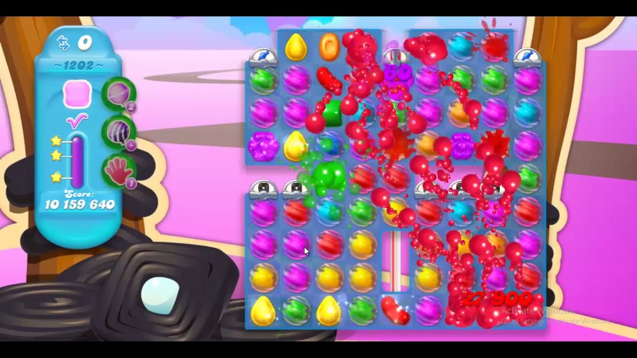 Candy Crush Soda Saga Level 1202 ★★★ Coloring Candy Fun The Highest Score