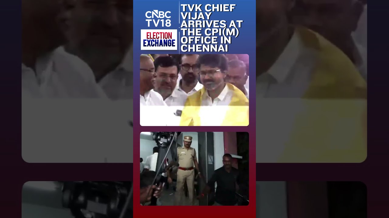 WATCH MOMENT: TVK Chief Vijay Meets CPI(M) Leaders In Chennai | N18S