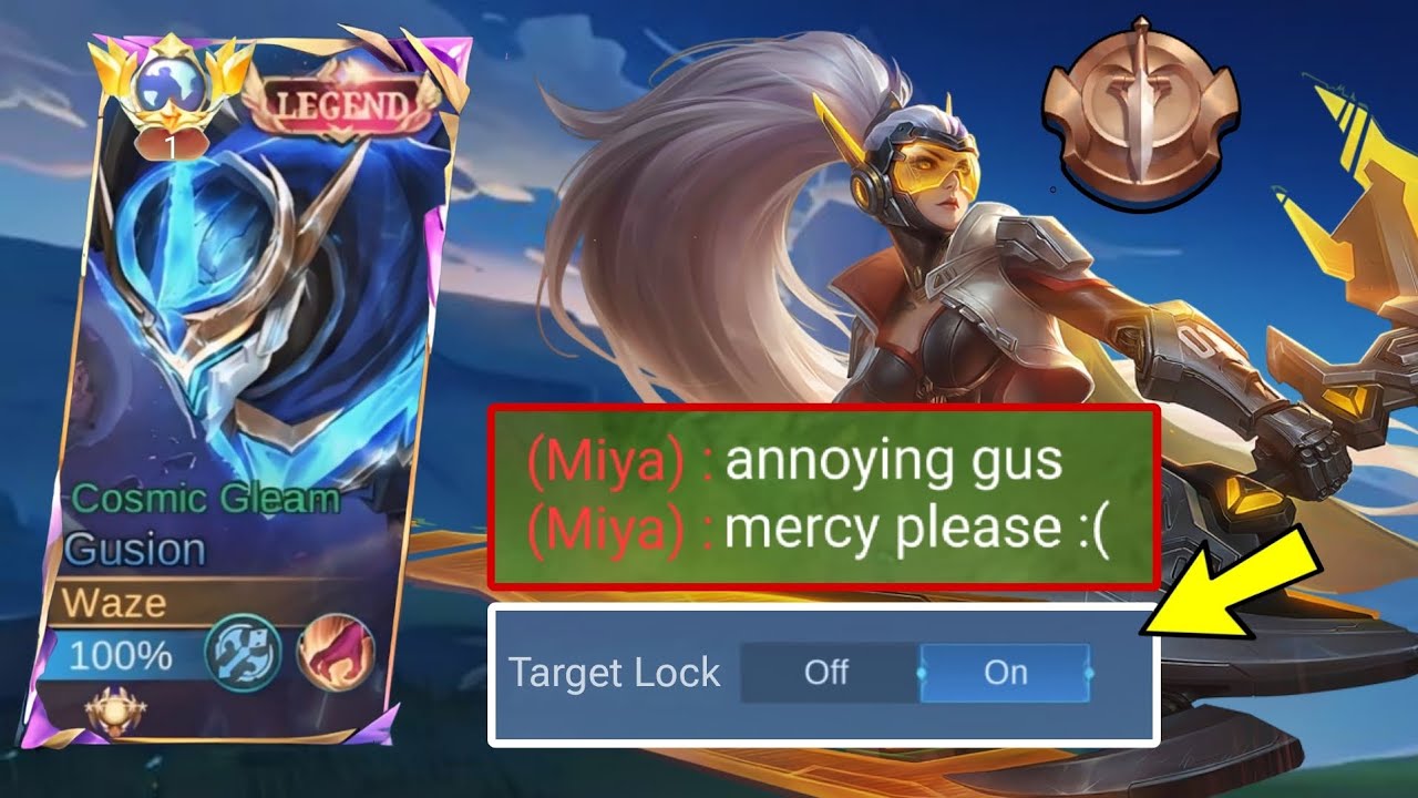 WHEN GUSION TARGET LOCK GOLD LANER😂 THIS IS WHAT HAPPENED!