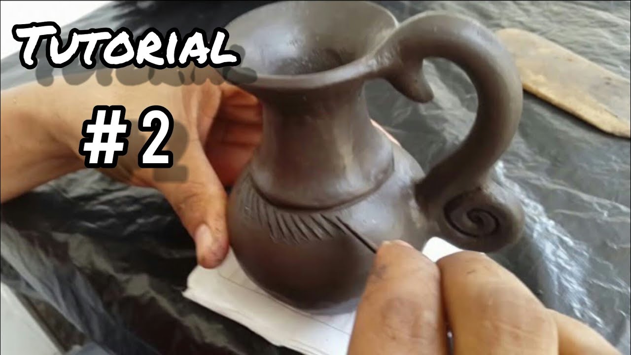jarras de barro o arcilla parte #2 - Artesanías en  barro negro, alfarería, Cultura Zenú momil