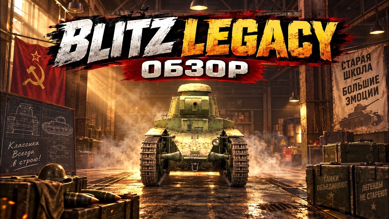 Чел сделал Tanks Blitz 2014 года! Обзор Blitz Legacy!
