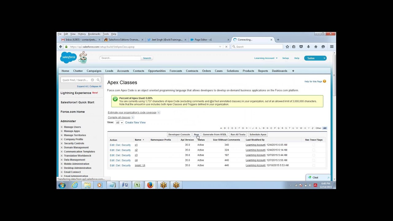 Creating Controller Extensions using Apex in Visualforce | www.jeet-singh.com