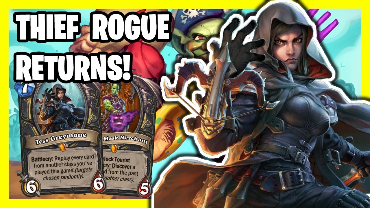 NO ONE is Prepared for Tess Rogue! Across the Timeways Hearthstone Rogue Deck