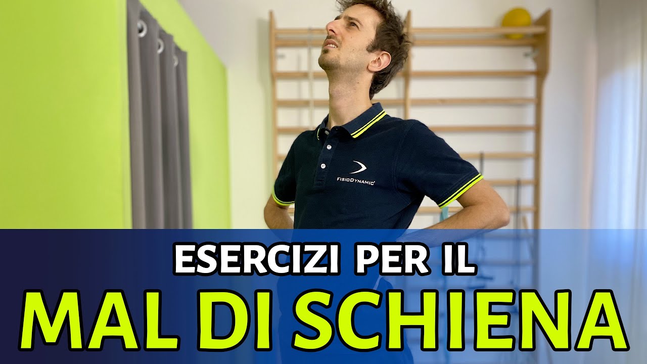 ESERCIZI per il MAL DI SCHIENA
