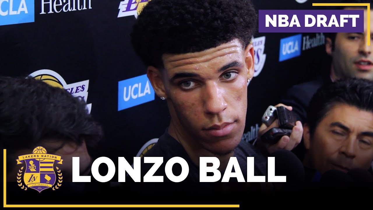 Lakers Workout UCLA's Lonzo Ball (FULL INTERVIEW)