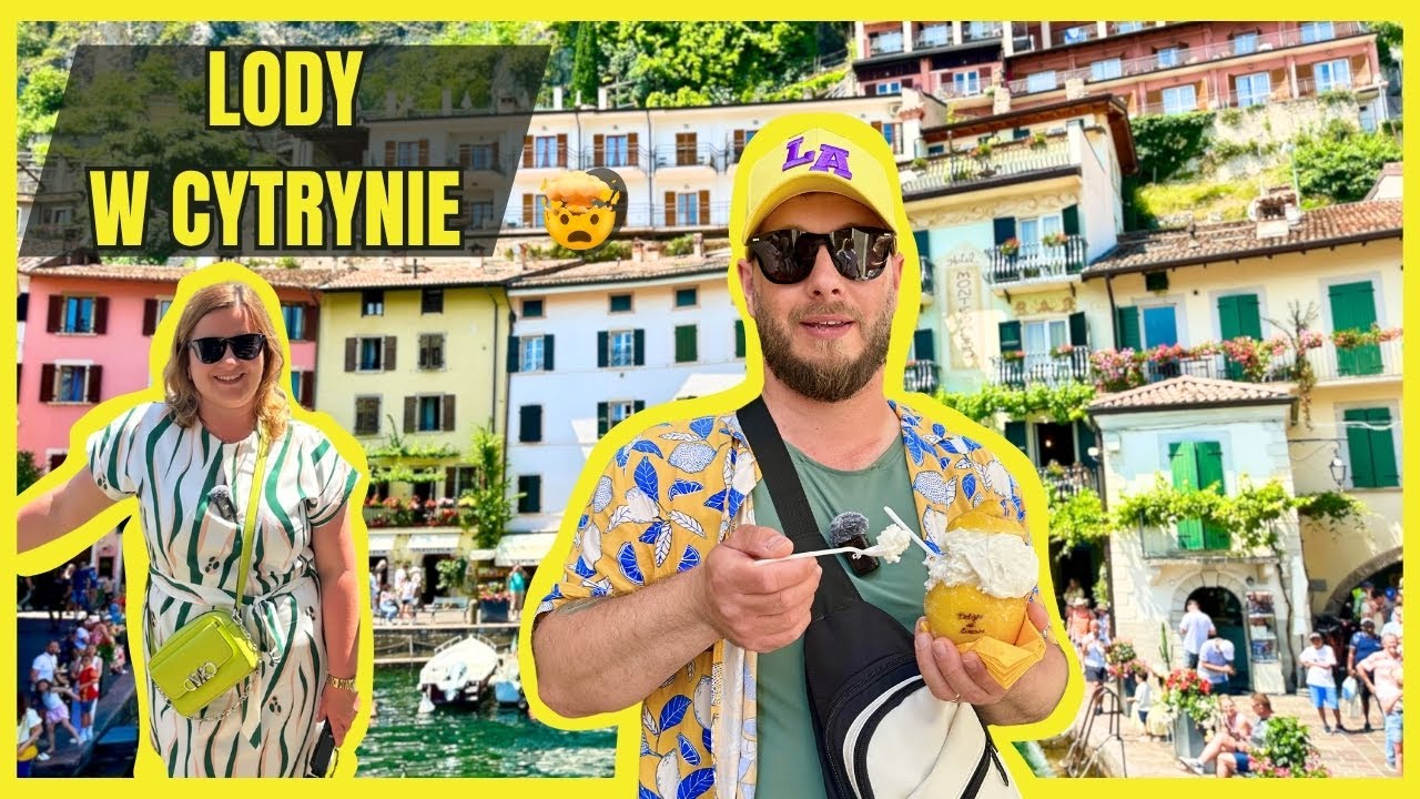 Lody w ZAMROŻONEJ CYTRYNIE?! 🍋😲 Tylko we Włoszech! Limone Sul Garda!