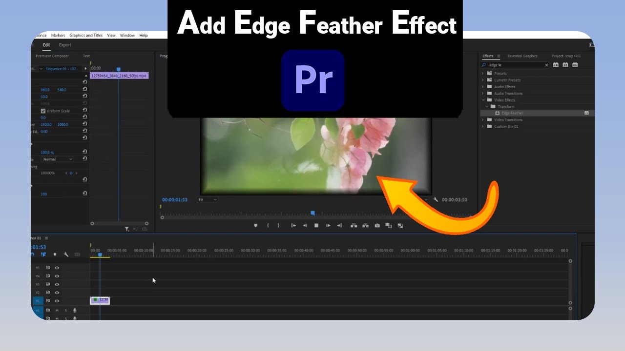 How to Add Edge Feather Effect on Premiere Pro [NEW]