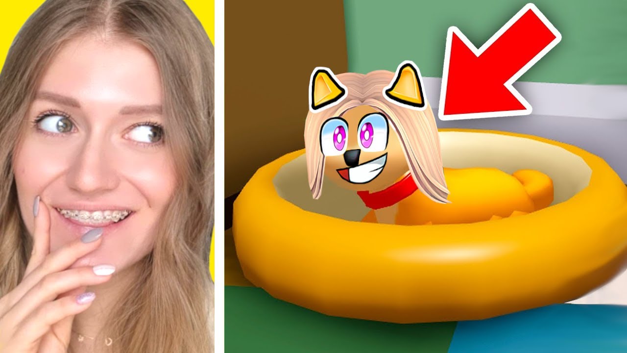 EKSTREMALNY CHOWANY 👀 JESTEM PRZEBRANA ZA PSA w ROBLOX! 😂
