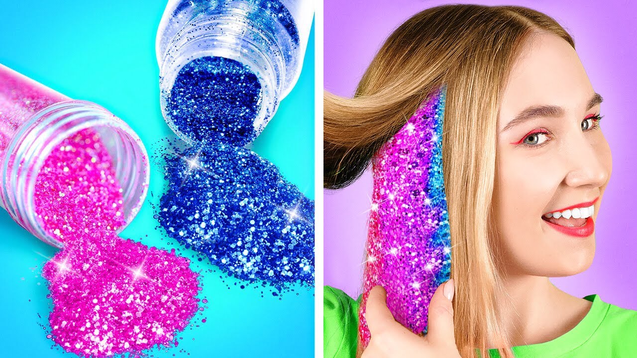 COOLE BEAUTY-HACKS, DIE DU AUSPROBIEREN MUSST! || Bunte Mädchentricks und Tipps von 123 GO! GOLD