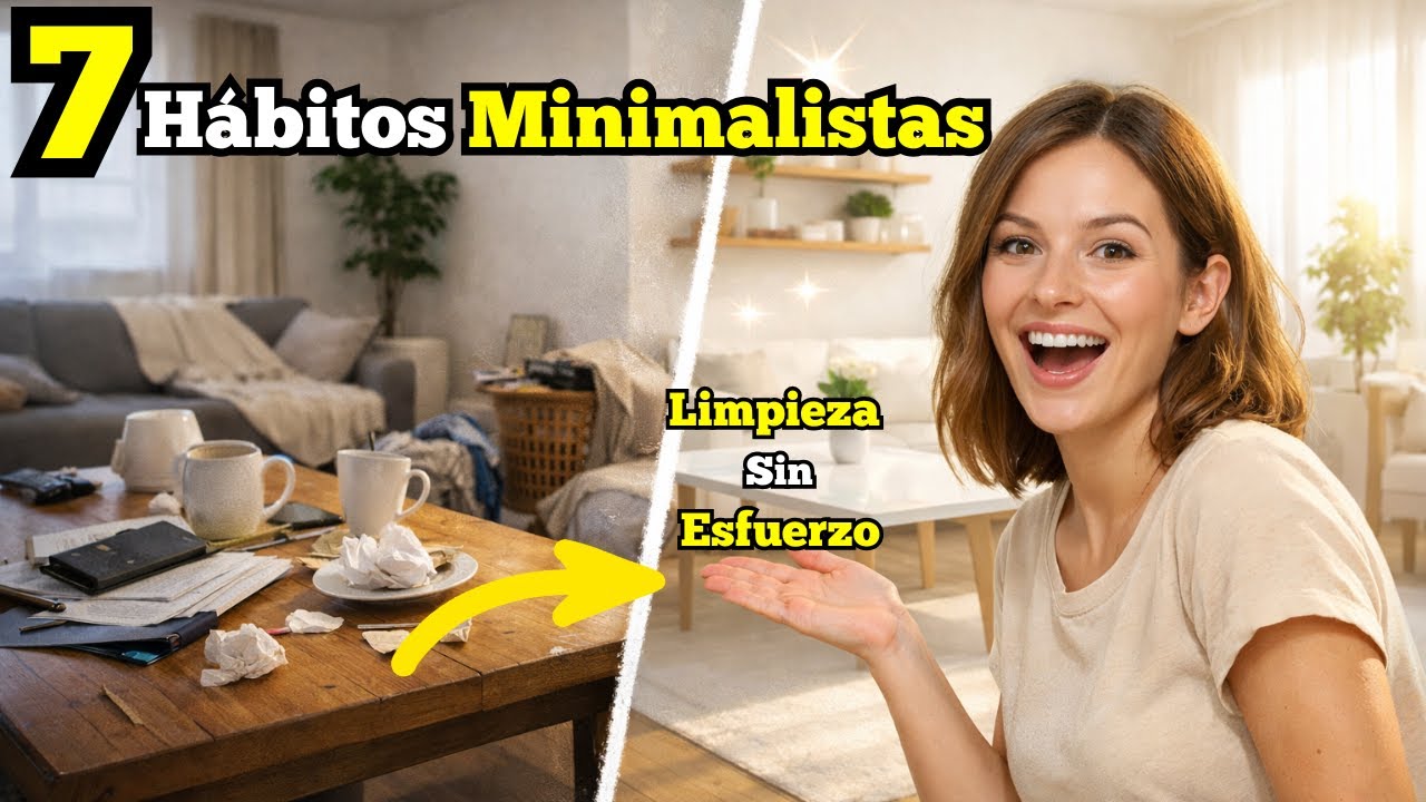 7 Hábitos Minimalistas Para Tener la Casa Siempre Limpia Sin Esfuerzo