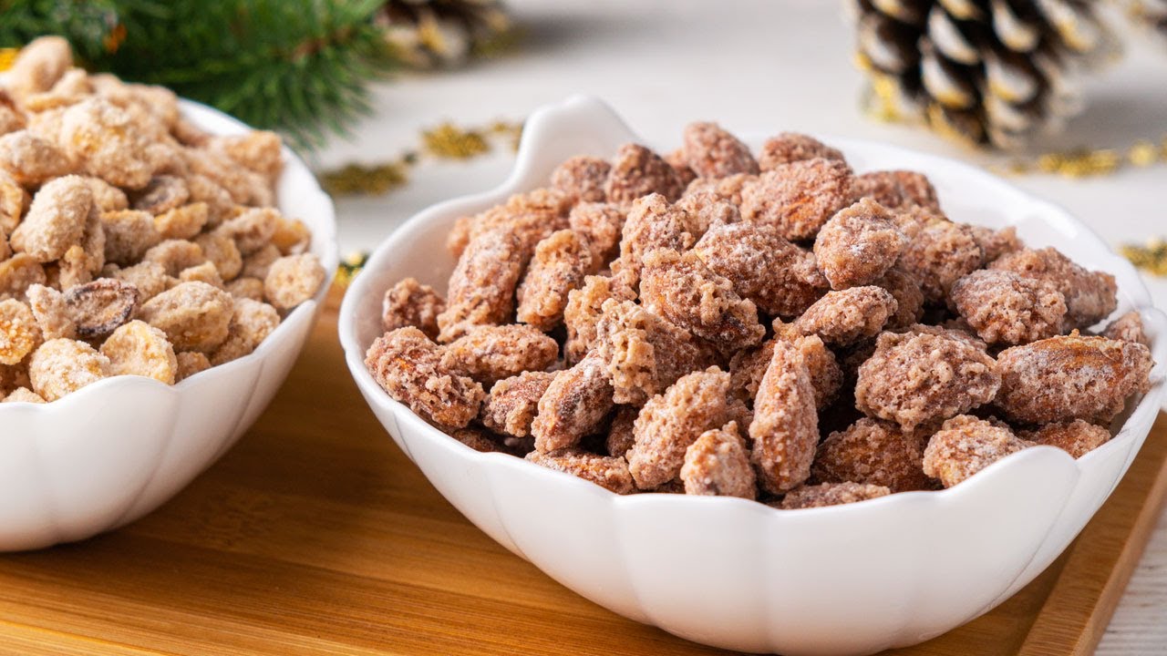 🥜Caramelize nuts yourself 🤤 Great snack recipe for Xmas table