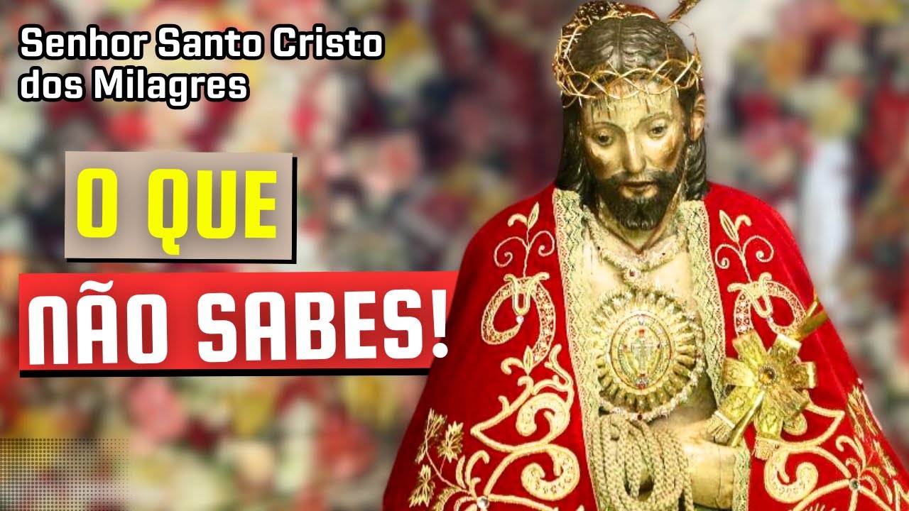 O que NÃO SABES sobre o Senhor Santo Cristo dos Milagres | #9CoisasAÇORES