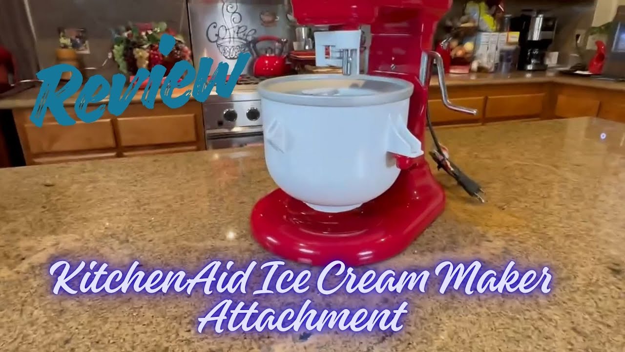 KitchenAid Ice Cream Maker Attachment Review | Homemade Ice Cream Test!