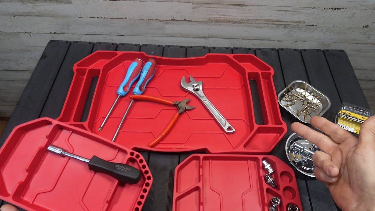 WORKPRO 5-Piece Non-Slip Tool Tray Set - Unboxing/Review