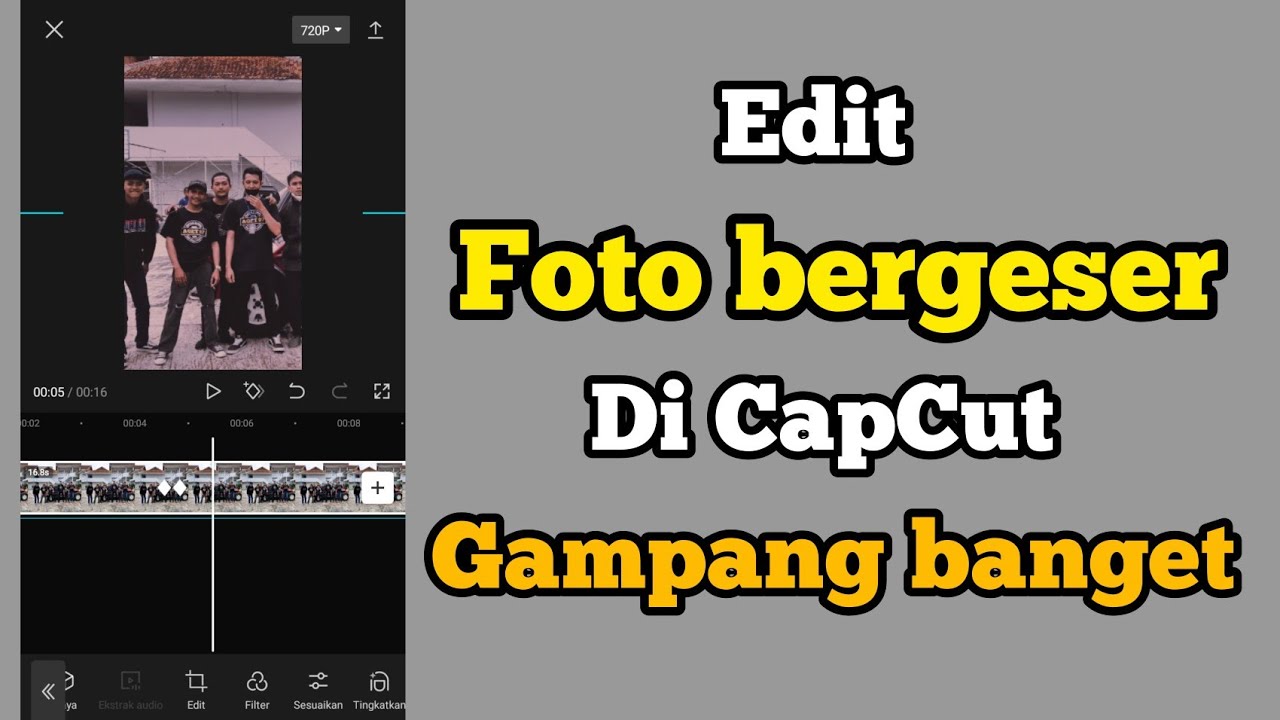 cara edit foto bergeser di capcut mudah dan cepat