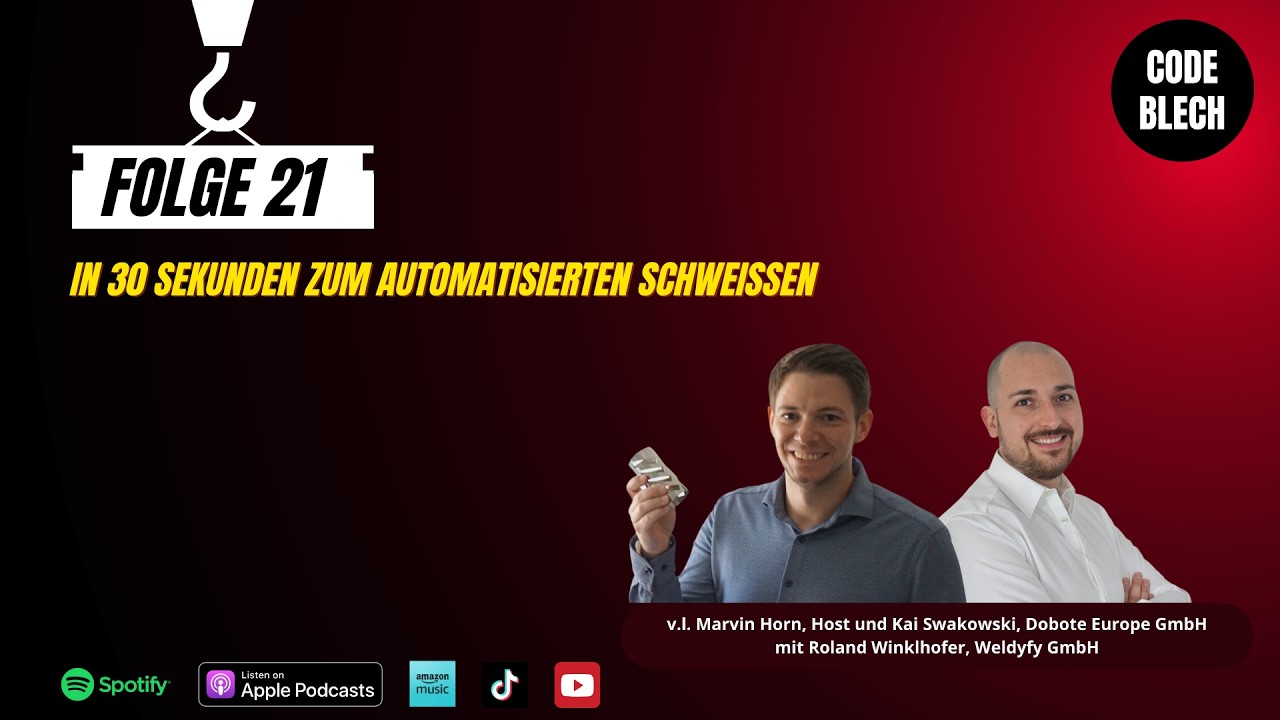 In 30 Sekunden zum automatisierten Schweissen