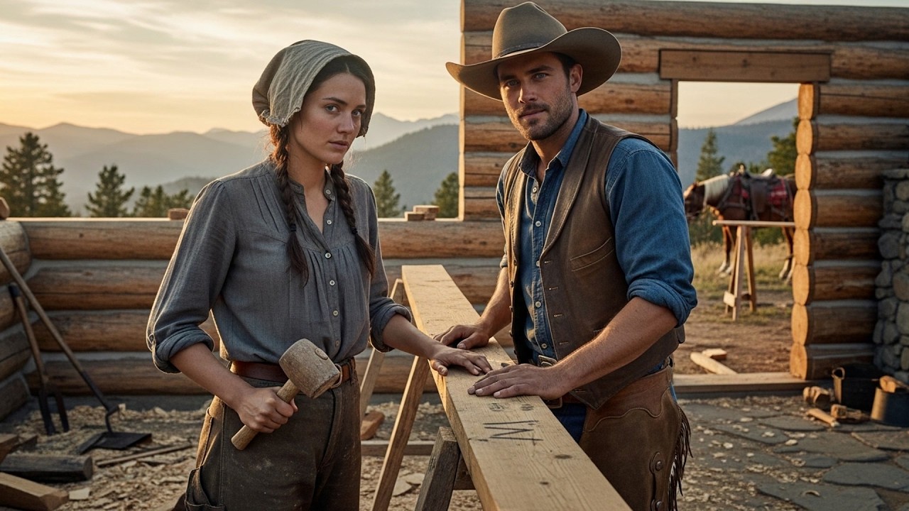 She Built Her Cabin With Her Own Two Bleeding Hands, The Cowboy Helped Her Build An Addition