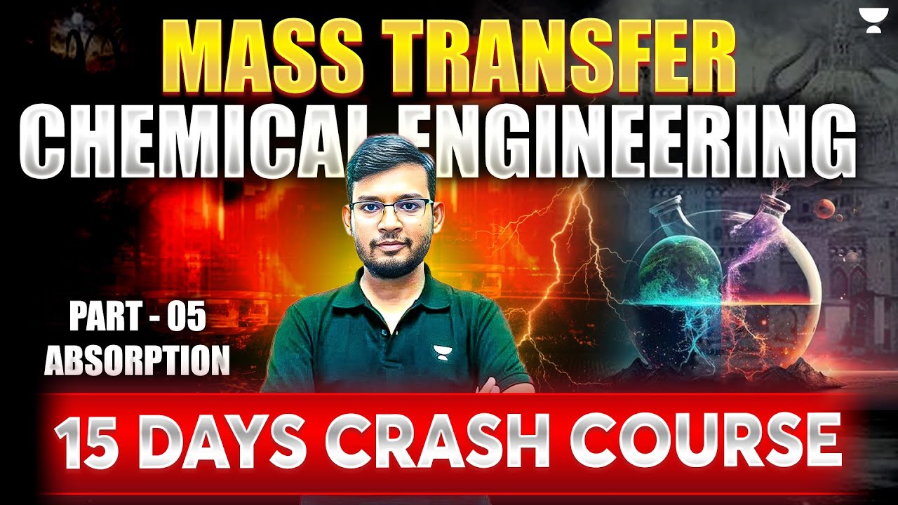 S-05, GATE 2025 | 15 Days FREE CRASH COURSE | Mass Transfer Operation #MR100