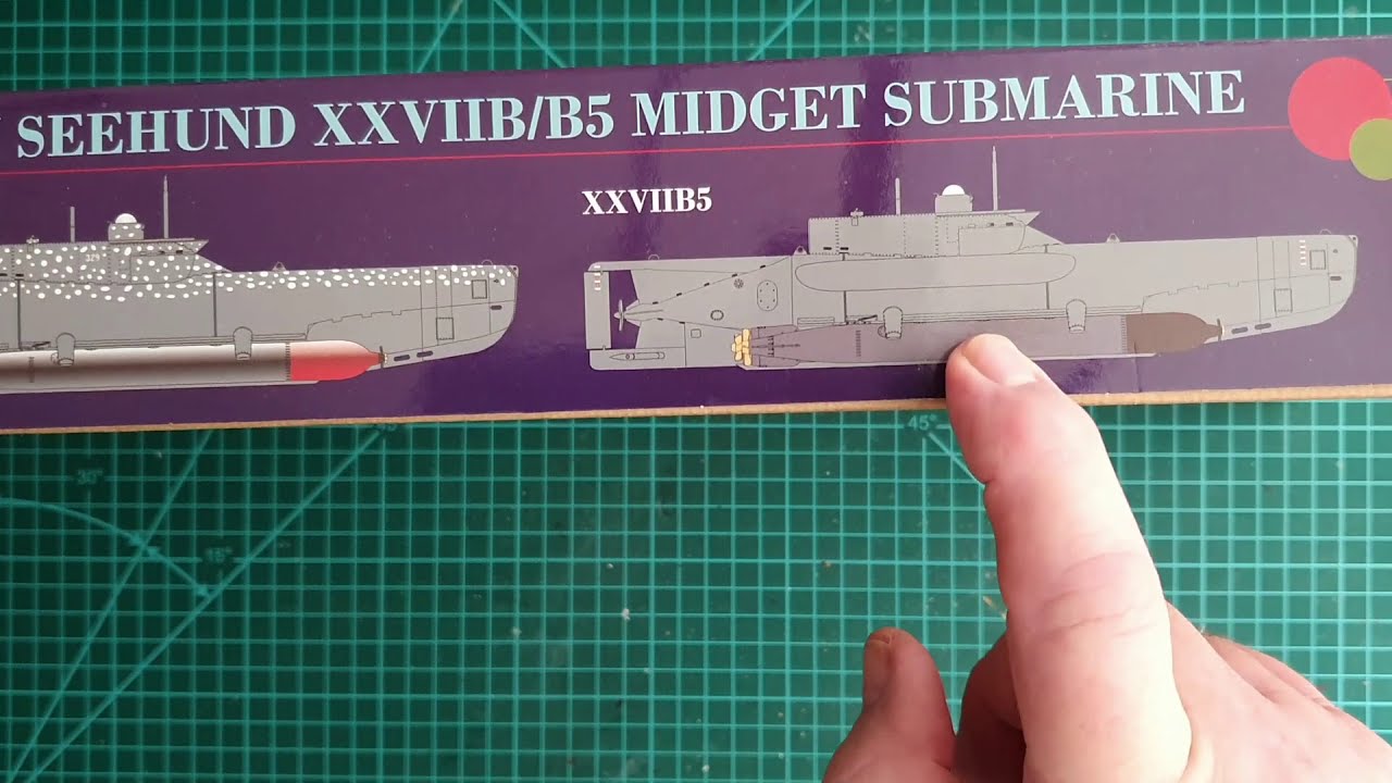 Обзор набора для сверхмалой подводной лодки Bronco 1/35 Seehund XXVIIB/B5