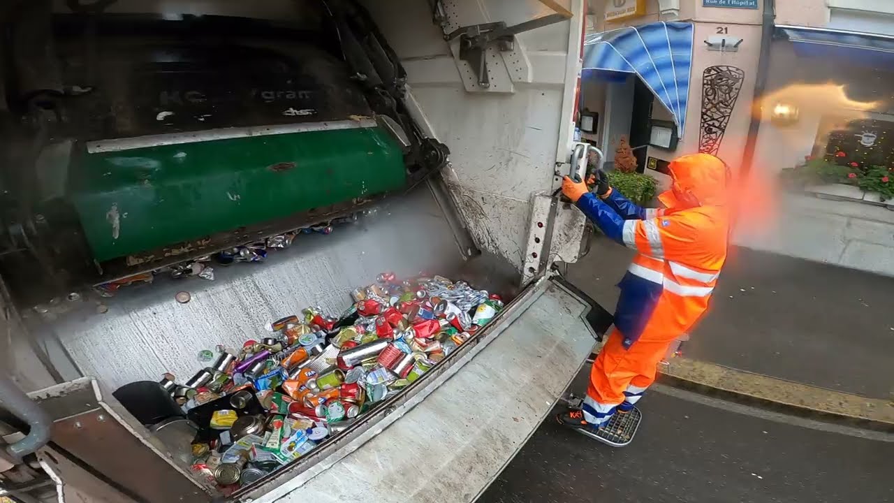 Bin Man GoPro POV &ndash; What Really Happens on Trash Day!