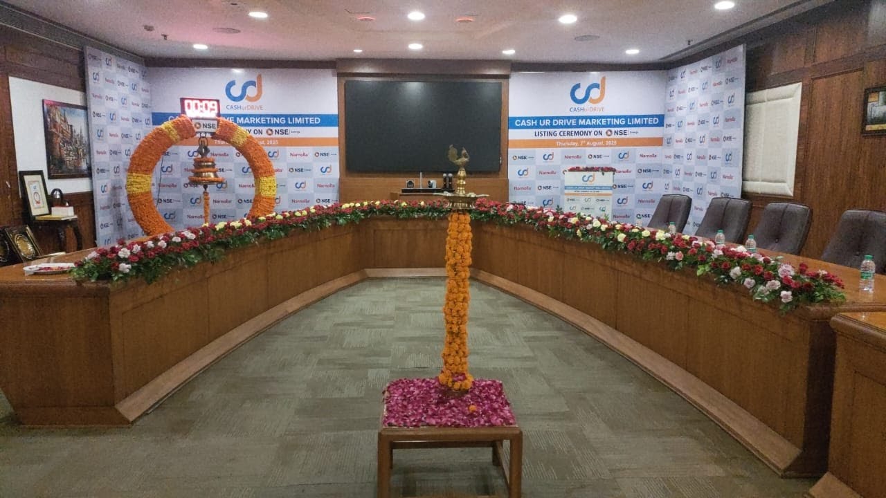 The Listing ceremony of Cash Ur Drive Marketing Limited