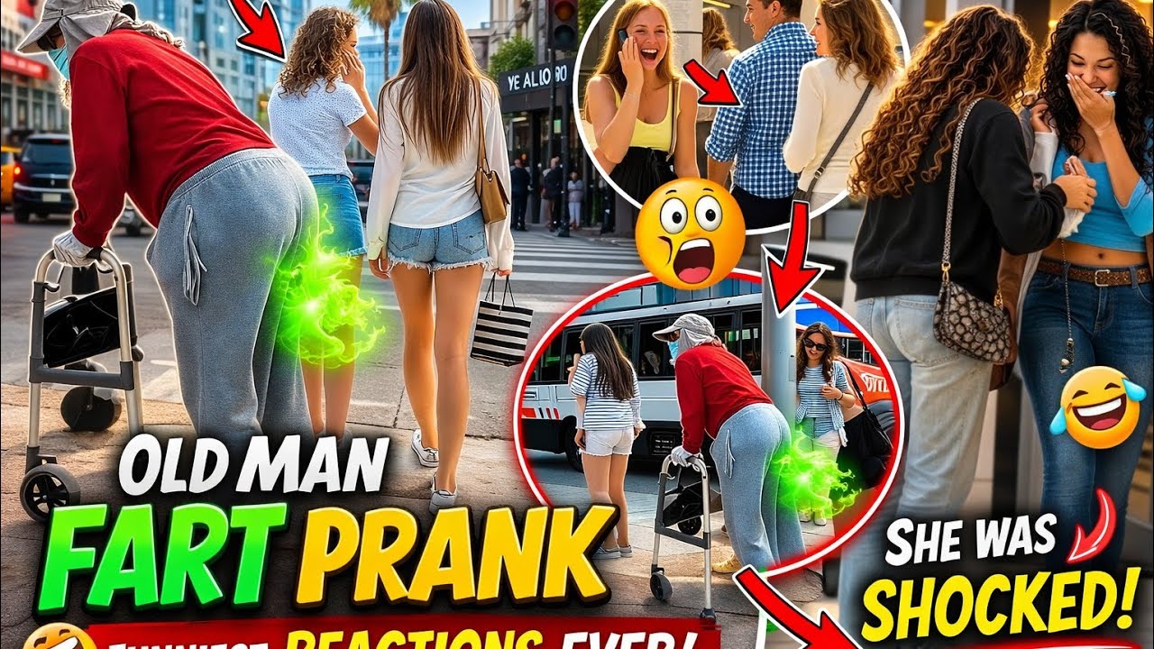 Pat2 ) This hilarious fart prank had shoppers completely shocked! 😂