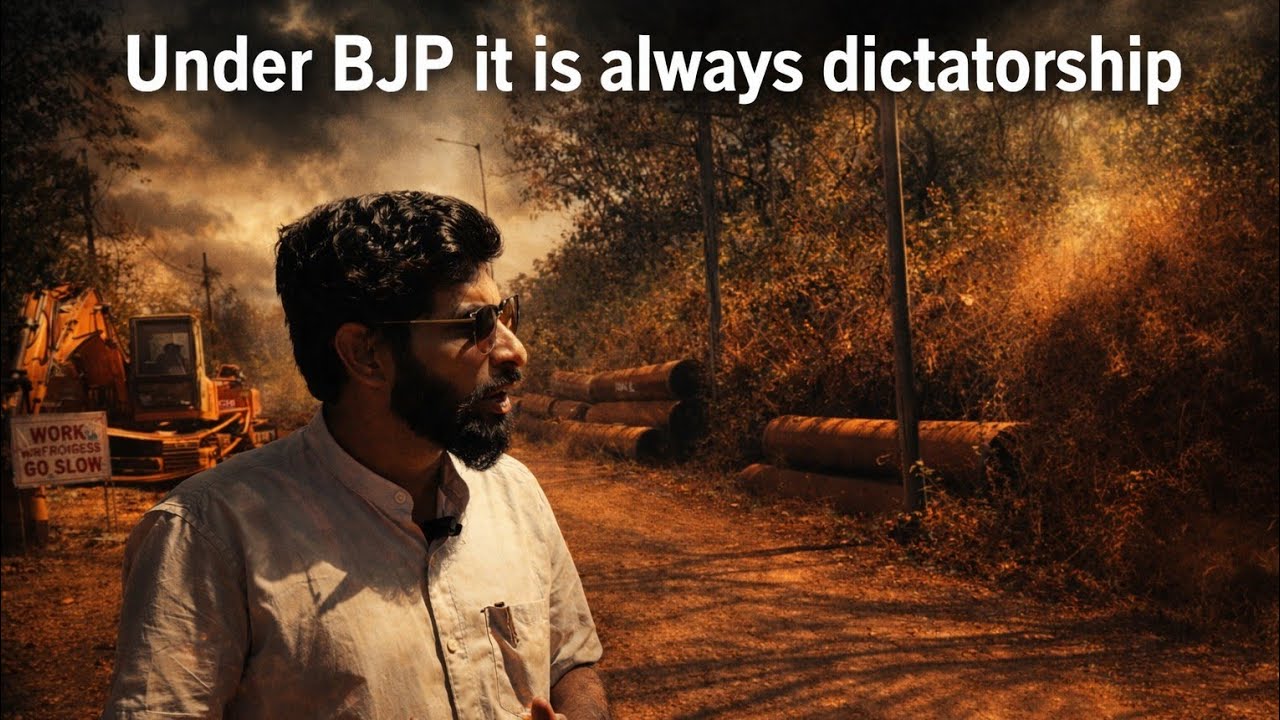 It is nothing but dictatorship of the govt: Sanket Bhandari on bulldozing of Mirabag Bandhara works.