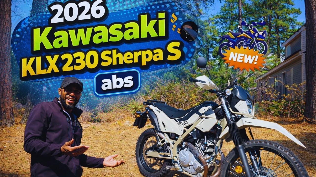 My New 2026 Kawasaki KLX 230 Sherpa S ABS Dual Sport