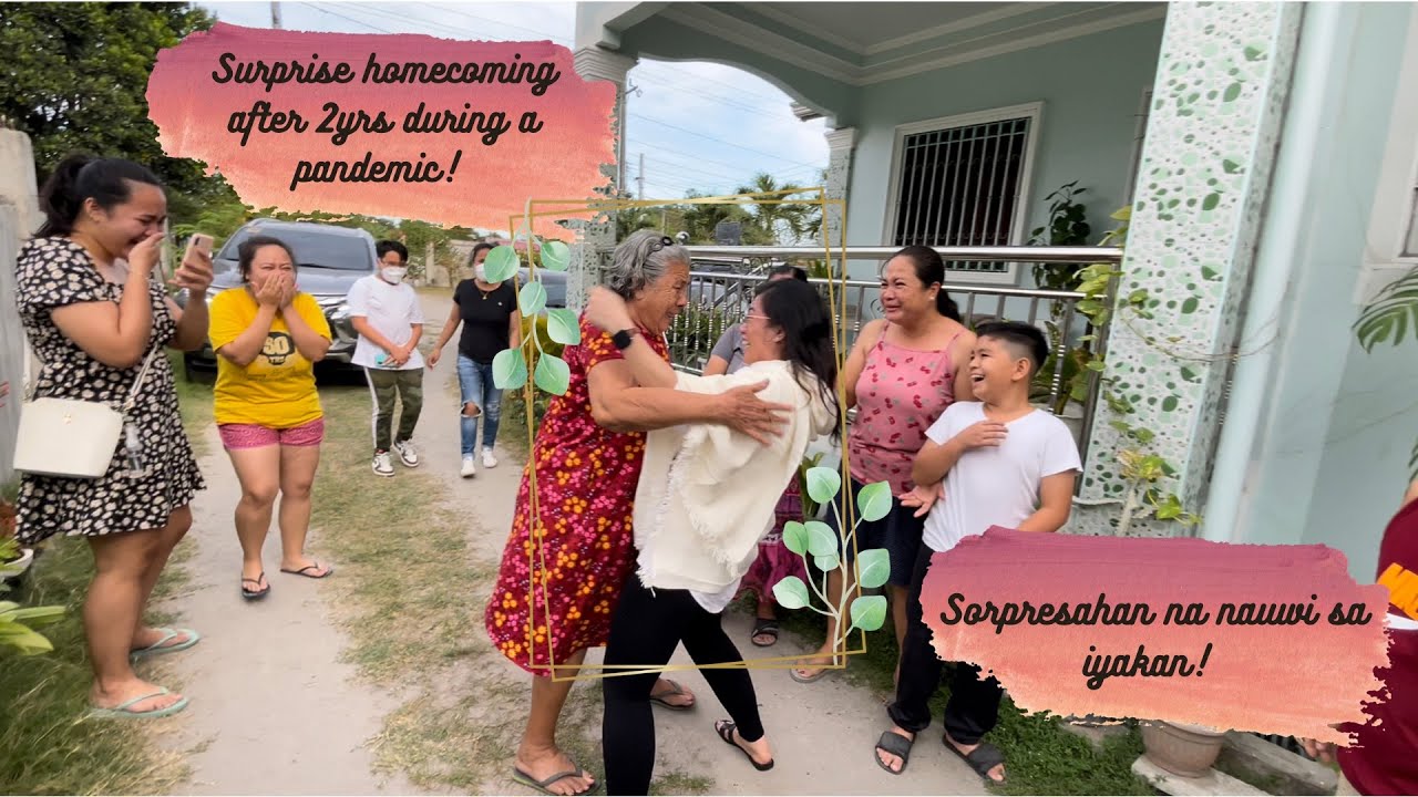 Best Surprise Homecoming! Uwian, Iyakan, Tawanan sa Pinas! Ding, ang tissue! #surprise #homecoming