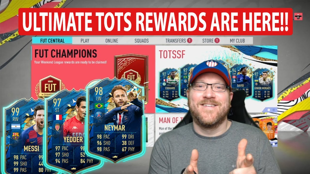 FIFA 20 Ultimate TOTS Weekend League Rewards Division 1 Rivals - Ultimate Pack Opening - Red Picks