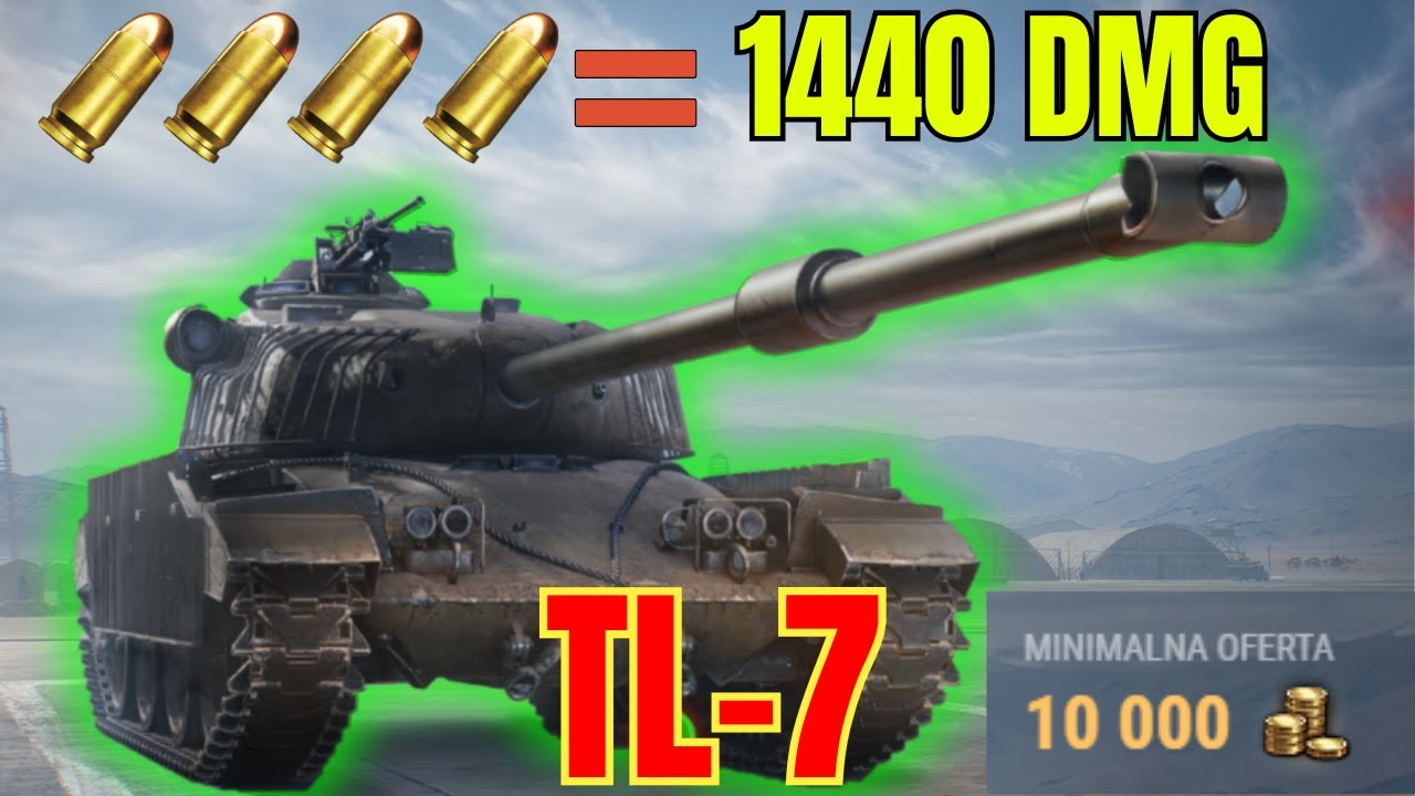 Magazynek TL-7 Na Aukcji W World Of Tanks!!!!Najgorszy DPM Wsród TD!!!