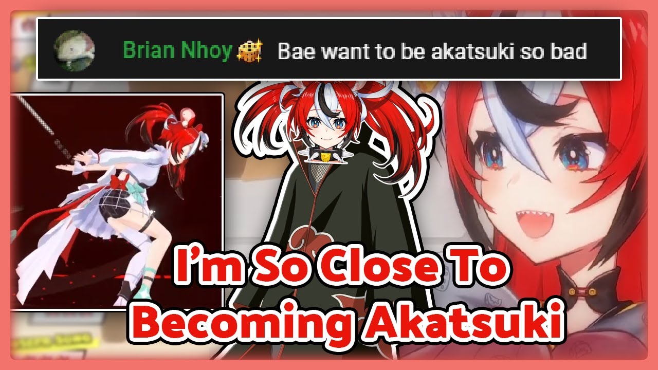 BAE'S Naruto Run And Her Story When She Wanted To Buy An Akatsuki Coat【Hololive Clip / Eng Sub】