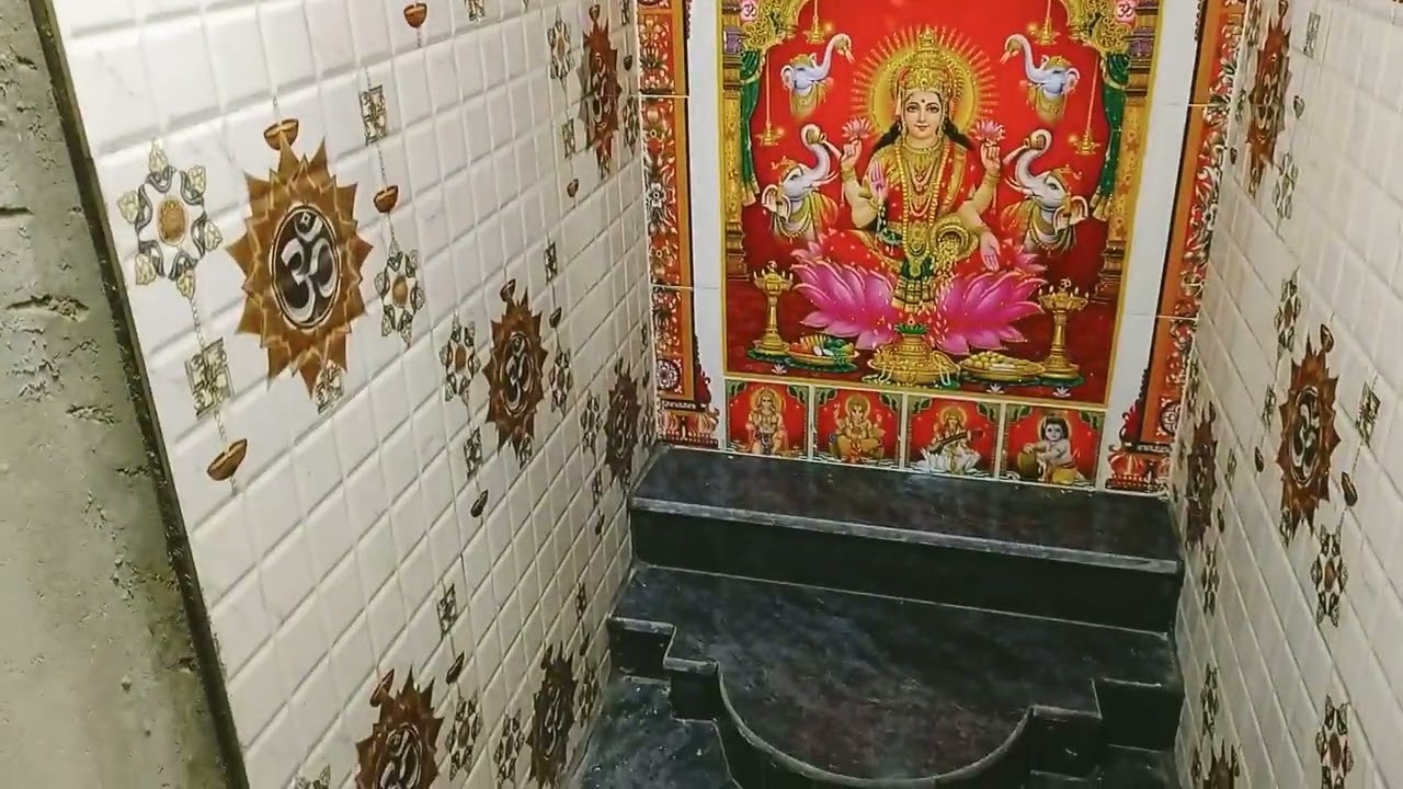 New Puja room tiles design