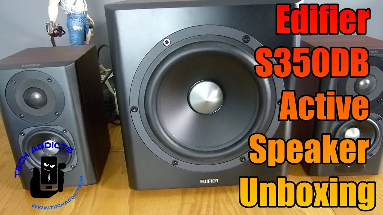 Edifier s350db Active Speaker Unboxing